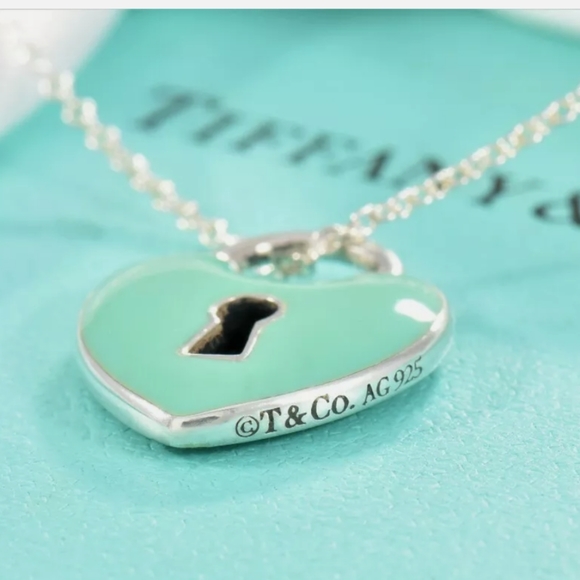 Heart Padlock Pendant Necklace 